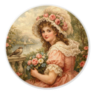 Romantic Antique Art for Drawer & Cabinet Knobs