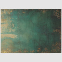 Romantic Antique Emerald and Gold Design Series 19