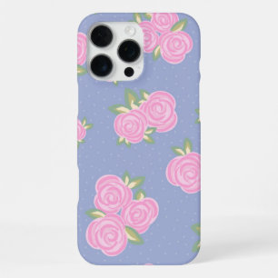 Romantic Antique Rose Design iPhone 16 Pro Max Case