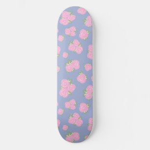 Romantic Antique Rose Design Skateboard