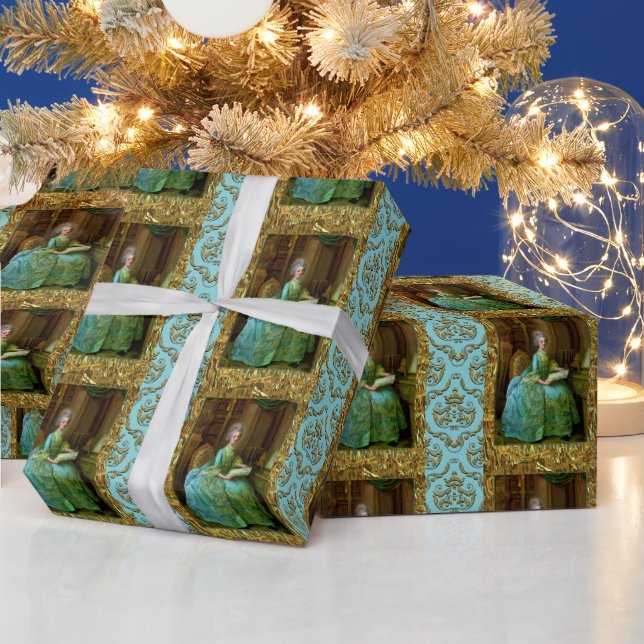Romantic Antoinette Elegance Wrapping Paper (Holidays)