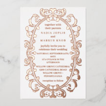 romantic art nouveau wedding rose 