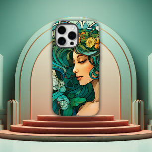 Romantic Art Nouveau Woman iPhone 16 Pro Max Case