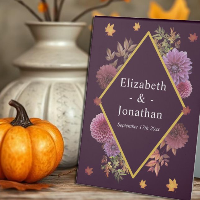 Romantic Autumn Dahlia Wedding (Creator Uploaded)