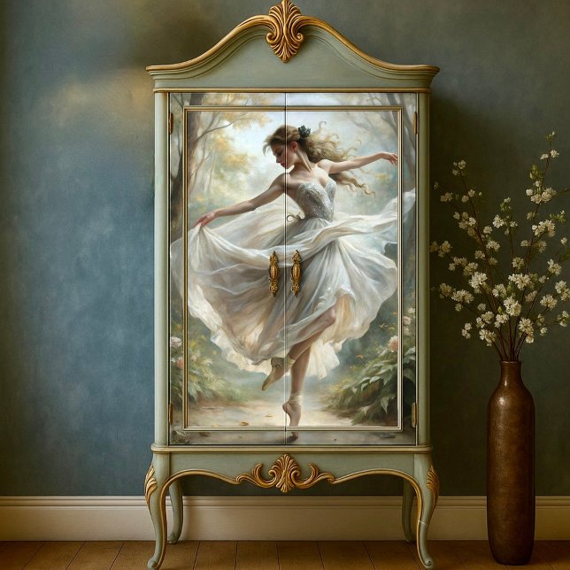 Romantic Ballerina Dance Forest Decoupage Tissue Paper (Romantic Ballerina Dance Forest Decoupage Tissue Paper)