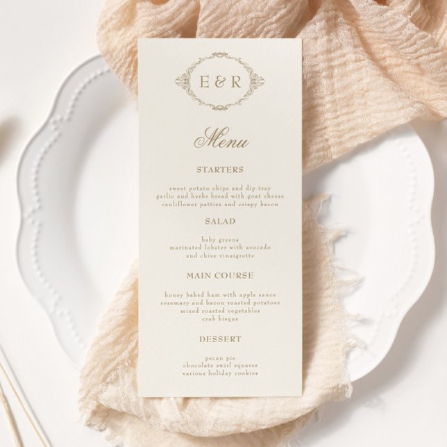 Romantic Baroque Ornate Frame Wedding Invitation (Creator Uploaded)