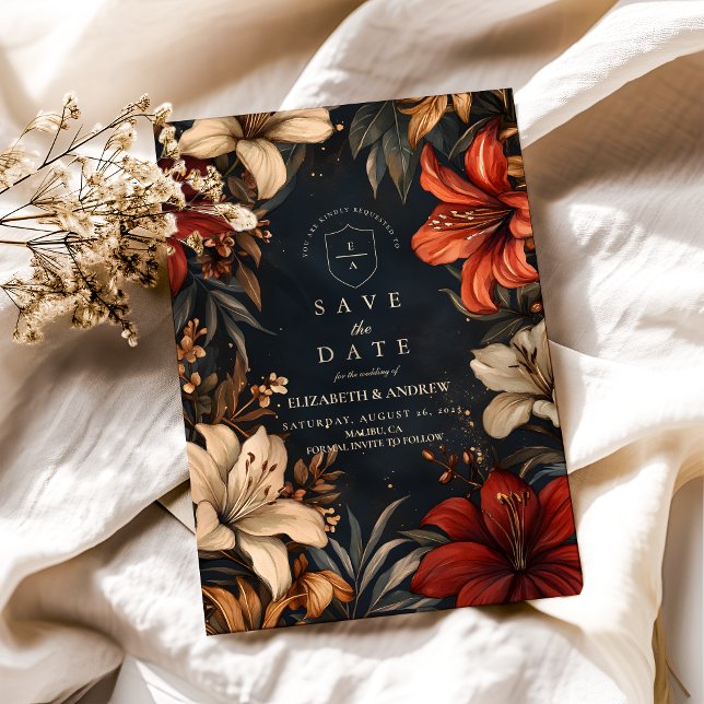 Romantic Baroque Wedding Save The Date (Creator Uploaded)