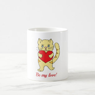 Romantic Be my love! Valentine's Day Coffee Mug