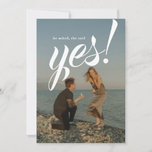 Romantic Beach Engagement Party Invitation