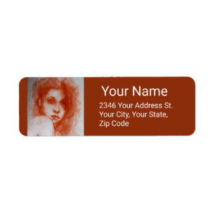 ROMANTIC BEAUTY / Woman Portrait in Sepia Brown
