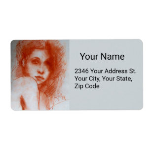 ROMANTIC BEAUTY / Woman Portrait in Sepia Brown