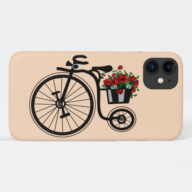 Romantic Bike iPhone Case (Back (Horizontal))