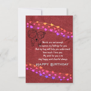 Romantic Birthday  Card