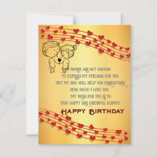 Romantic Birthday Card