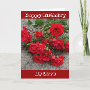 Romantic birthday card