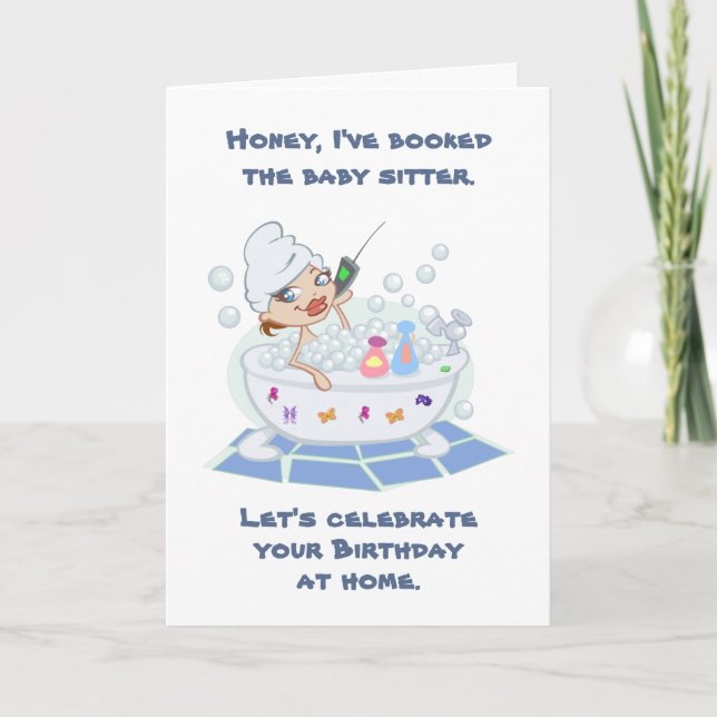Romantic Birthday Card for Him (Front)