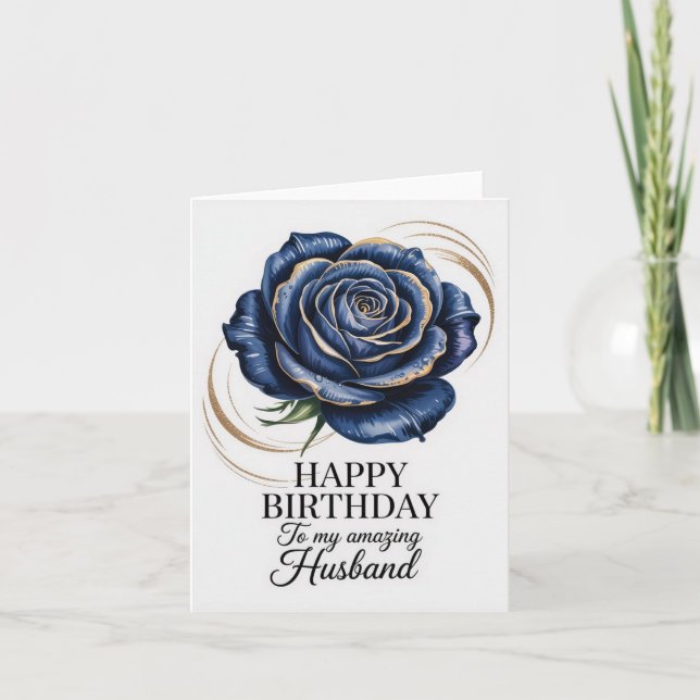 Romantic Birthday Card for Husband (Front)