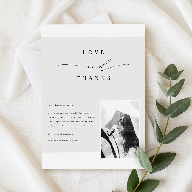 Romantic Black Tie Photo Wedding Invitation (Creator Uploaded)
