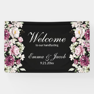 Romantic Bloom Floral Peony Banner