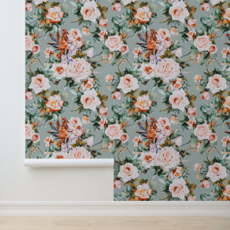 Romantic Blossom Haven Wallpaper