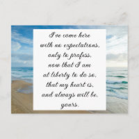 Romantic Blue Ocean Sea Sky Jane Austen Love Quote