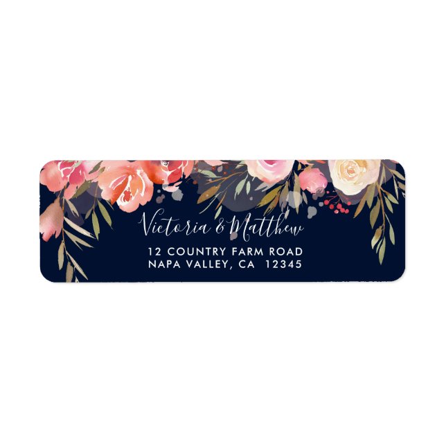 Romantic Blush Bloom Floral Return (Front)