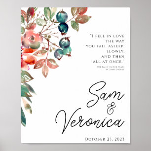 Romantic Blush Mauve Wedding Welcome Sign