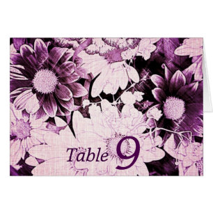 romantic bohemian purple daisy wedding