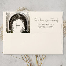 Romantic Boho Botanical Arch Wedding