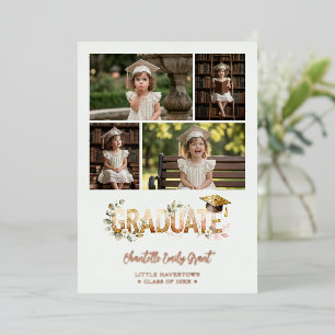 Romantic Botanical Pre-K Graduation 5-Photo