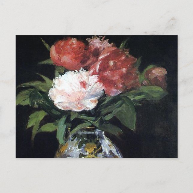 Romantic Bouquet of Roses Bridal Postcard (Front)