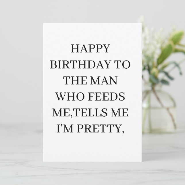 Romantic Boyfriend Birthday Card – Happy Birthday (Standing Front)
