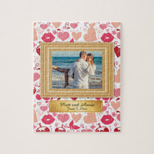 Romantic Boyfriend Girlfriend Couple Photo Puzzle