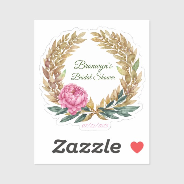 Romantic Bridal Shower design (Sheet)