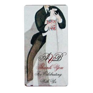 ROMANTIC BRIDE AND GROOM WEDDING PARTY Thank you