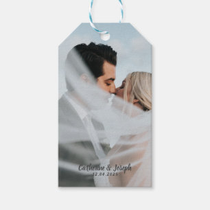 Romantic Bride & Groom Wedding Gift Tags