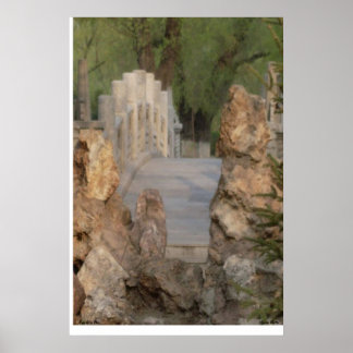 Romantic Bridge Poster