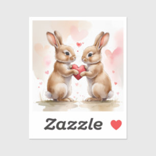 Romantic Bunny Card