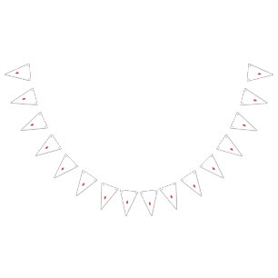 Romantic Bunting Banner   Kiss Decor Party