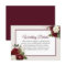Romantic Burgundy Floral Wedding Reception Details