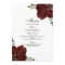 Romantic Burgundy Red Rose Wedding