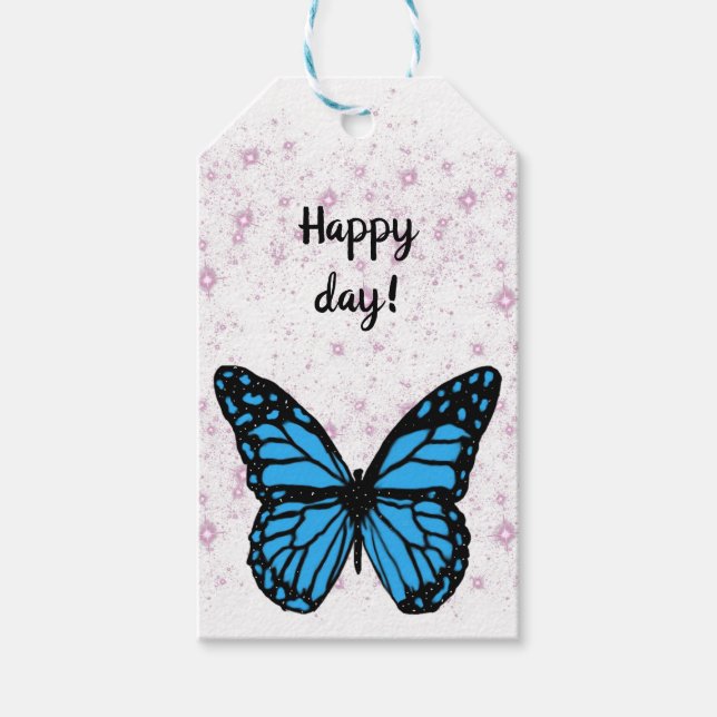 romantic butterfly dream gift tags (Front)