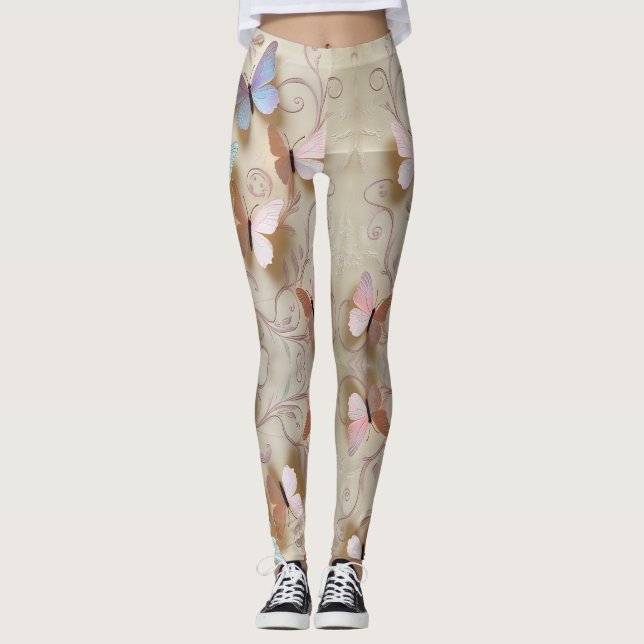 Romantic Butterfly Leggings (Front)