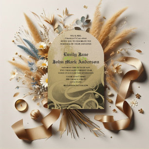 Romantic Calla Lily Wedding Invitation