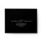 Romantic Calligraphy Black Self-Addressed RSVP