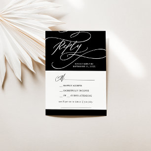 Romantic Calligraphy   Black Song Request RSVP
