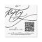 Romantic Calligraphy Flourish QR Code Wedding RSVP