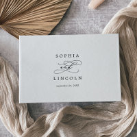 Romantic Calligraphy Monogram Wedding