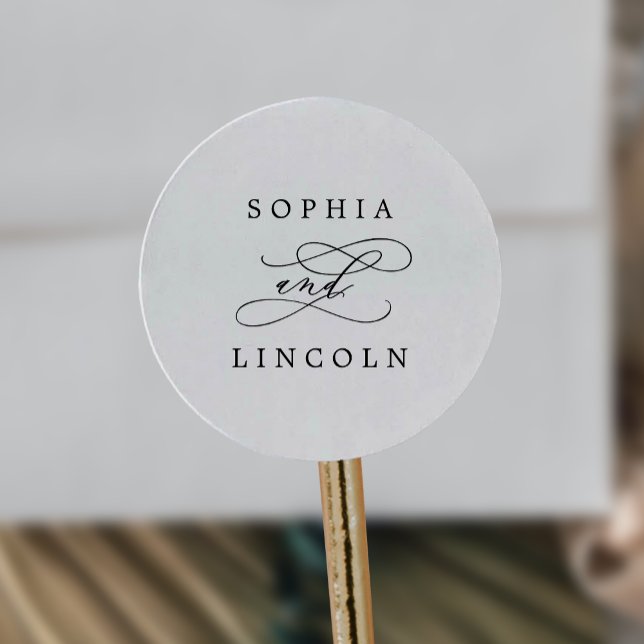 Romantic Calligraphy Wedding Envelope Seals (Creator Uploaded)