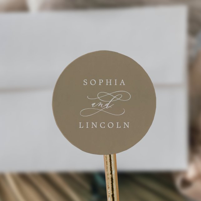 Romantic Champagne Gold Colour Envelope Seals (Creator Uploaded)